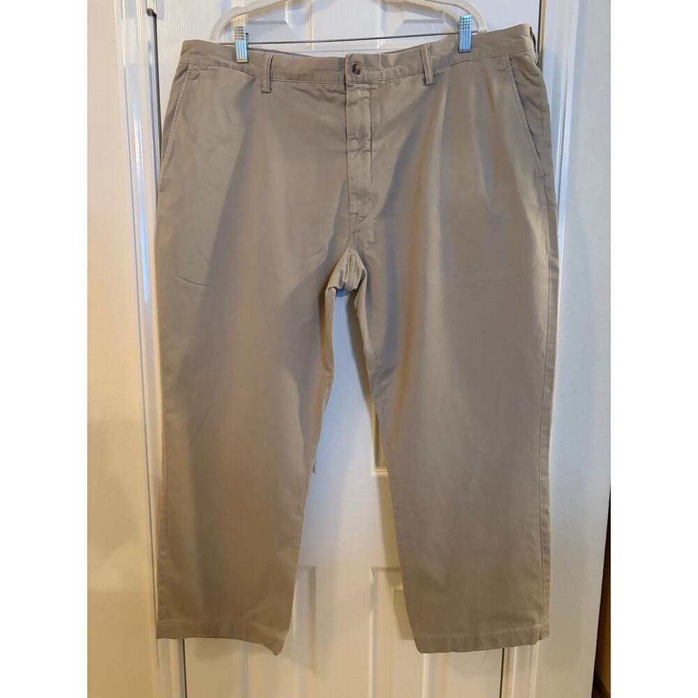 Polo Ralph Lauren Chino Pants Mens 44x34 Stretch Classic Fit Khaki Tan - Picture 3 of 8